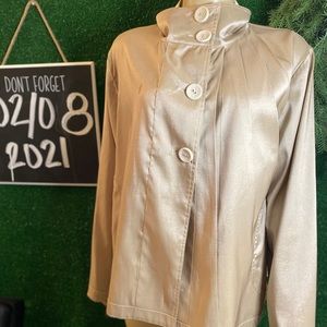 Womens Formal Wrap Button Up Size L